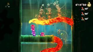 Rayman Legends - Elevator Ambush Invaded All Teensies