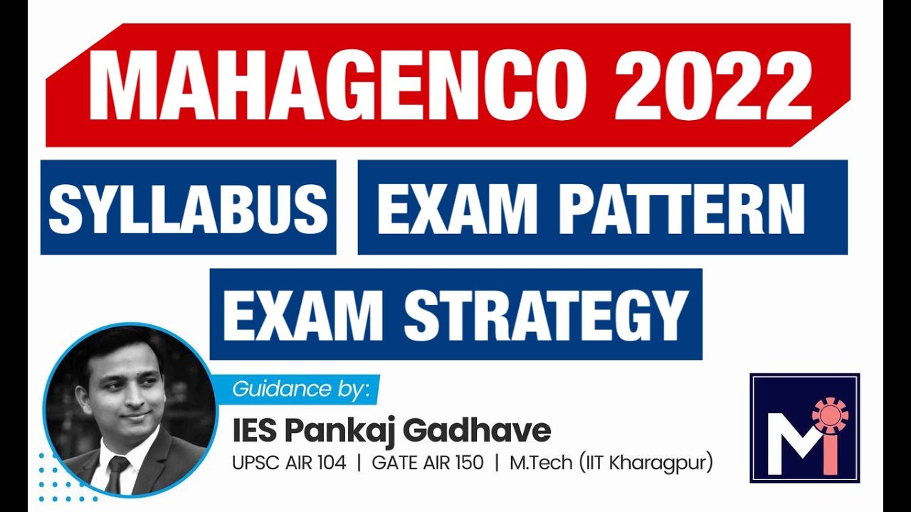 MAHAGENCO Exam 2022 | Syllabus | Exam Pattern | Preparation Strategy | Guidance by IES Pankaj Sir