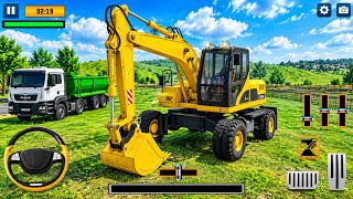 Road Builder Construction Simulator- #59 JCB Excavator Loading Dump Truck - Android GamePlay screenshot 5