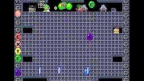 Bubble Bobble level guide -- round 95 -- www.adamdawes.com