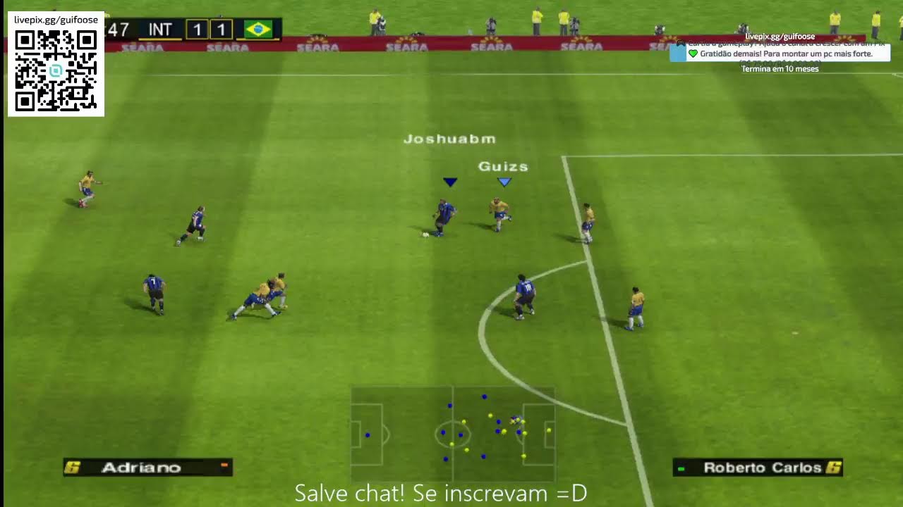 PES 6 ONLINE – RANQUEADA INSANA HOJE 94/100.