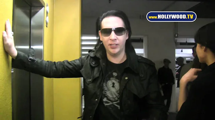 Marilyn Manson at ArcLight: "Drugs, Not Hugs"