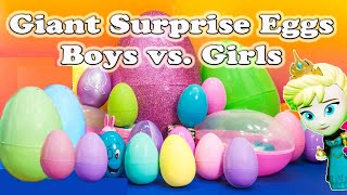 Which do you like better the Boys or Girls character in the Surprise Eggs