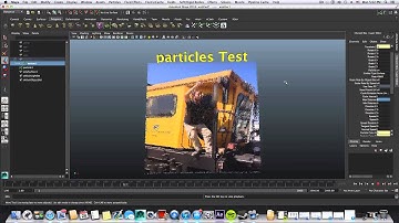 maya particles Test