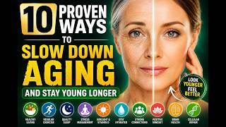 10 Proven Ways To Slow Down Aging and Stay Young Longer