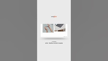 Webflow Portfolio template – Artful