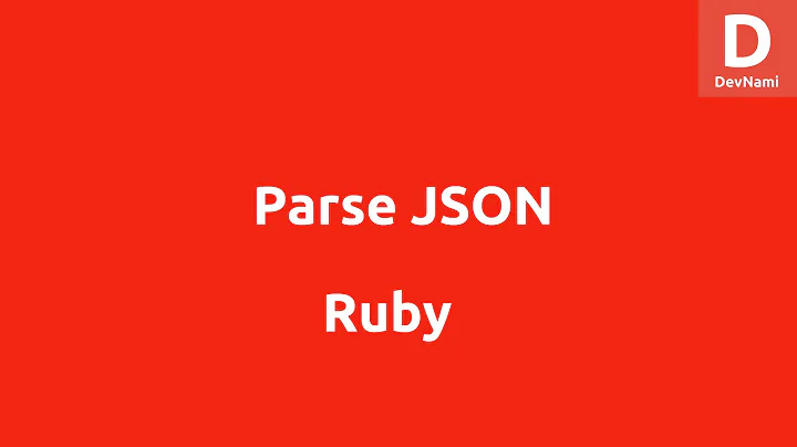 Parse JSON in Ruby