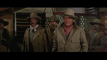 John Wayne saloon fight - "Chisum" 1970