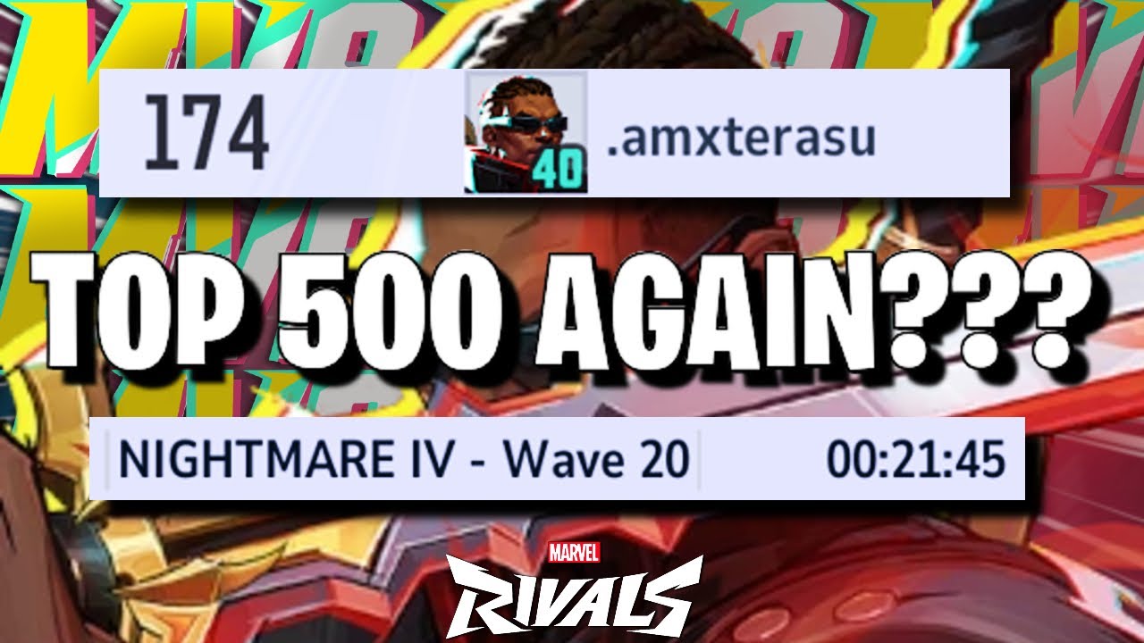 Nightmare Marvel Rivals TOP 500 on BOTH accounts in NIGHTMARE 4 SOLO! - Marvel Rivals - YouTube