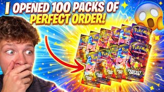 I opened 100 packs of Perfect order! #pokemon #pokemoncards