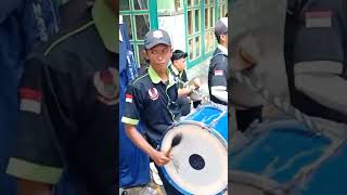 Artis dadakan Drum Band - sholawat badar #karnaval #drumband