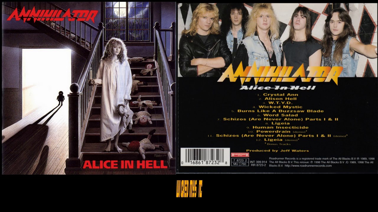 Annihilato̲r̲ - Alice i̲n̲ Hell (Reissue 1998) - YouTube