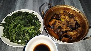 Buổi Sáng Đơn Giản Cá Bóng Kho Tiêu Với Rau Lang Luộc Rất Hao Cơm #buacomquenha