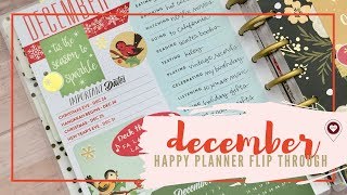 December Flip Through | Happy Planner As A Daily Memory Keeper