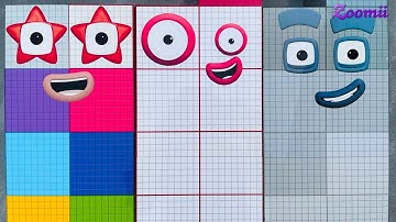 Looking for Numberblocks Puzzle Tetris NEW 11000 Space ASMR | Numberblocks Satisfying Video #87