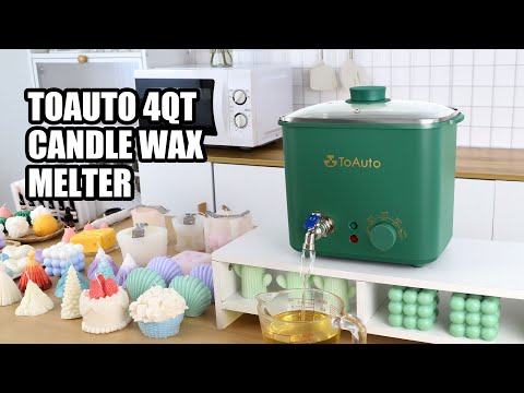 TOAUTO 4L Wax Melter Electric Melting Pot Candle Making 