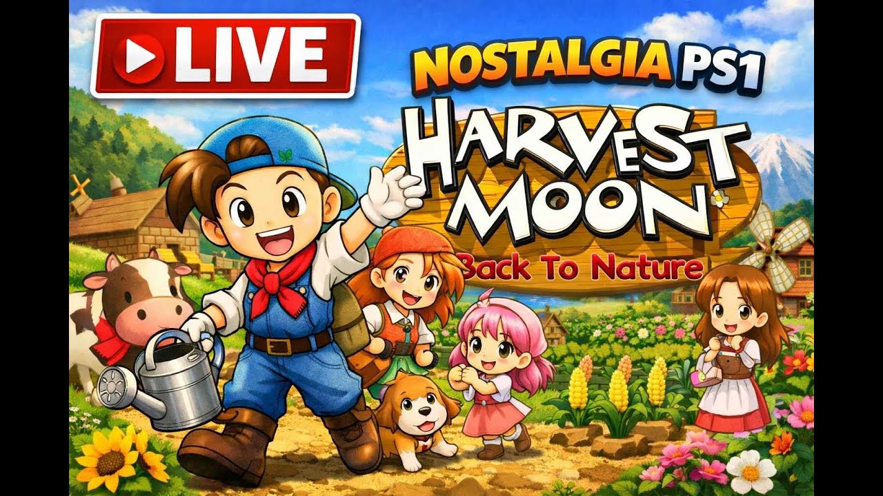 Livestreaming Harvest Moon Back to Nature Bagian 8 Tanpa Cheats