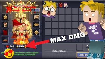 How to get Max DMG in Skyblock 😳🔥 | Blockmango