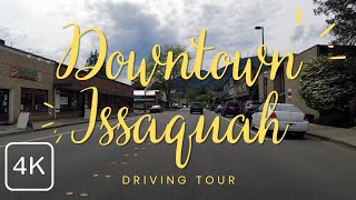 4K Ultra Hd Drive Around Downtown Issaquah Wa Washington Usa, Costco Headquarters 2021