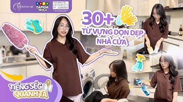 HỌC TIẾNG SÉC CÙNG TAMDA ŠKOLA VÀ MOONSTAR | TẬP 21: 30+ từ vựng dọn dẹp nhà cửa