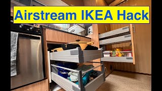 RV Ikea Drawer Modification - Airstream Trailer Upgrade!