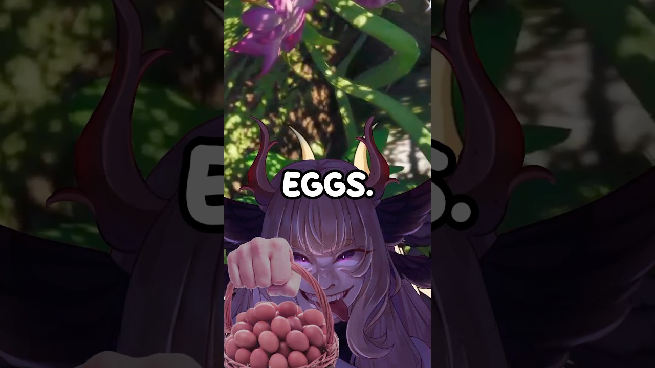 Selkie likes to collect eggs?! #shorts #vtuber