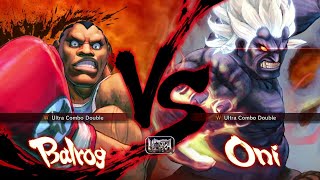 Ultra Street Fighter 4 - Balrog Vs Oni [Hardest]