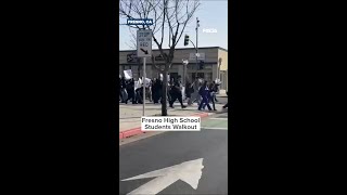 Students stage walkout to protest in Central California