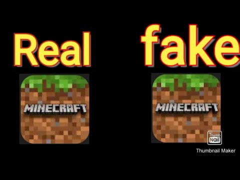 I tried minecraft fake game 😀 - YouTube