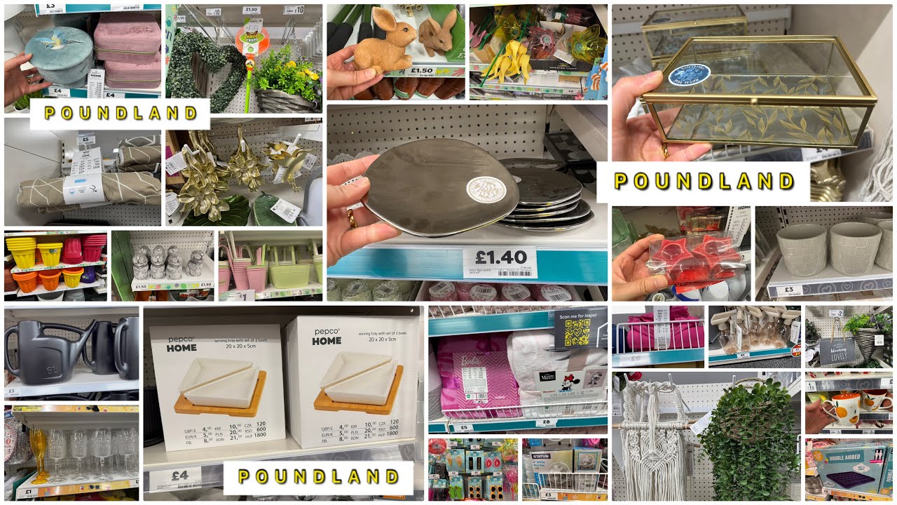 ♦️POUNDLAND♦️WHAT’S NEW IN STORES😍 NEW HOME DECOR ,KITCHEN, DINING ,GARDEN, PICNIC ITEMS♦️JUNE 2025🔷