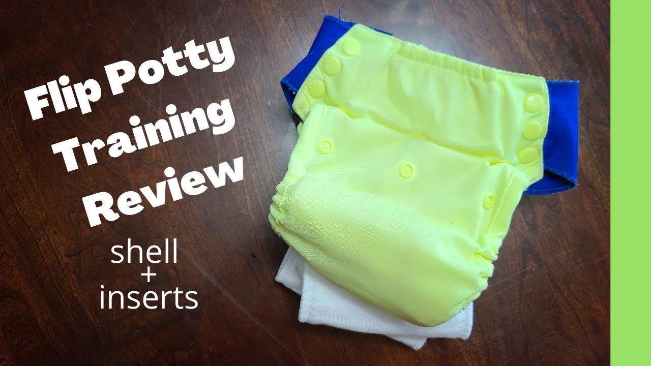 Flip Potty Training Shell + Inserts Set Review / Cloth Diaper Training Pants  