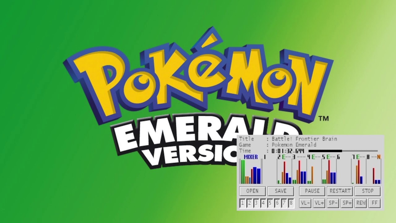 Pok mon Emerald Battle Frontier Brain SNES SPC700 YouTube