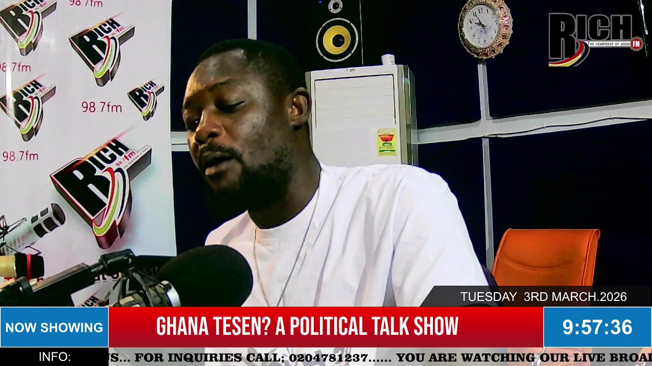 GHANA TESEN? A POLITICAL TALK SHOW WITH KWEKU MINTAH HAYFORD 03/03/2026.(((((LIVE)))))ON 98.7.