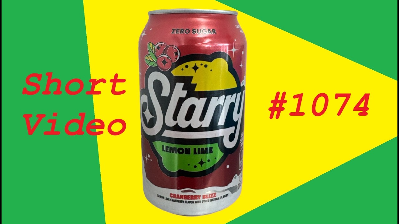 1074. Short Video on Starry Lemon Lime Zero Sugar Cranberry Blizz