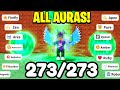 How to get all 273 auras in roblox aura craft all recipes