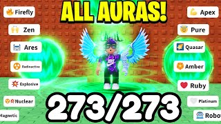HOW TO GET ALL 273 AURAS IN Roblox AURA CRAFT! (ALL RECIPES)