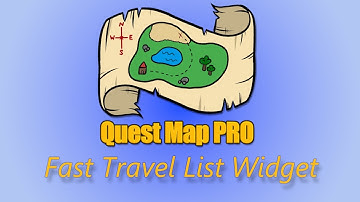 Quest Map Pro - Fast Travel Widget Feature Demonstration