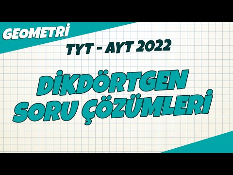 TYT - AYT Geometri - Dikdörtgen Soru Çözümleri | TYT - AYT Geometri 2022 #hedefekoş