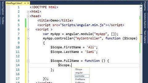 Controllers  and modules in AngularJS