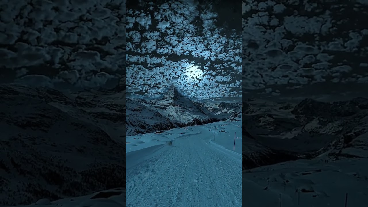 A dogs winter wonderland