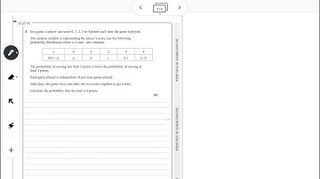 AS Maths October 2020 Paper 2 Question 3