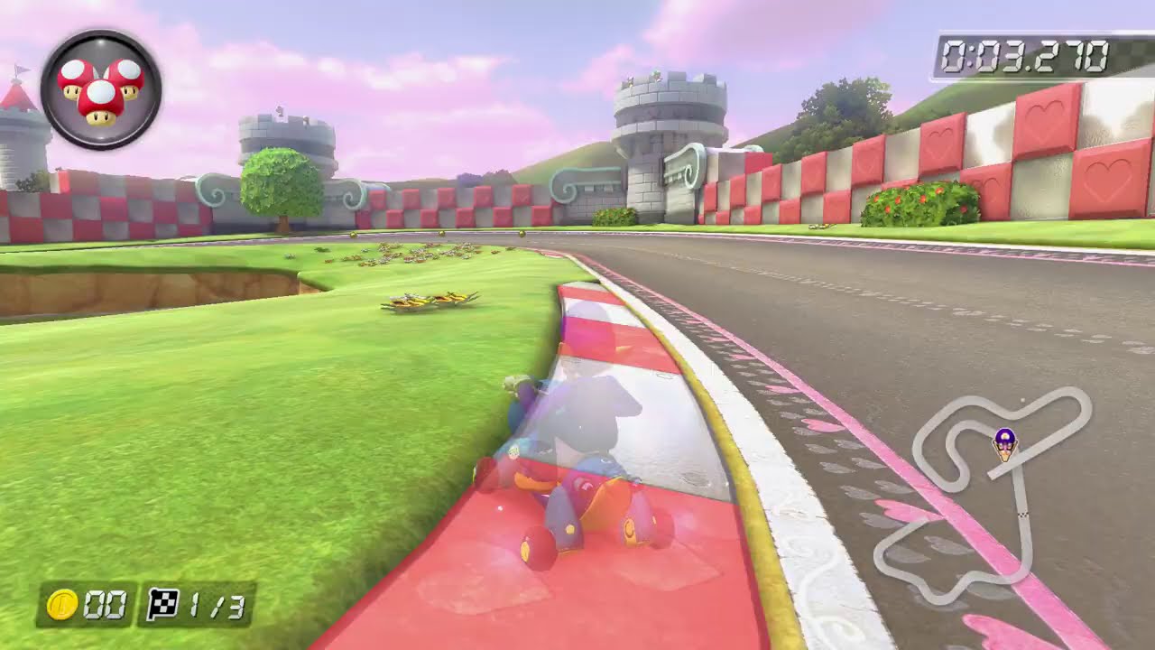 N64 Royal Raceway [200cc] - 1:23.976 - そうめん (Mario Kart 8 Deluxe World ...