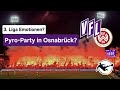 Pyro-Show in Osnabrück! 🔥🔥 VfL Osnabrück vs. Wehen Wiesbaden | 3. Liga Atmosphäre 🇩🇪⚽