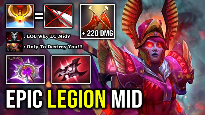 100% Counter 9K QOP Brutal Mid Legion EZ Dispel +220 Damage First Item Armlet Nonstop Duel Hunt DotA