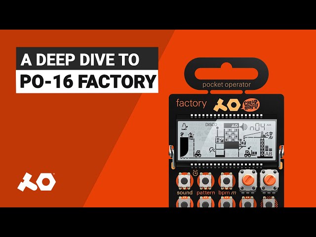 Using PO-16 FACTORY from Teenage Engineering , complete in depth guide  tutorial.