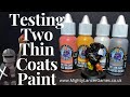 Testing Two Thin Coats Paint Range By Duncan Rhodes | White, Yellow & Orange Mini Paint | Unboxing