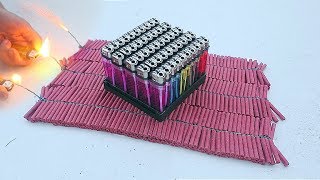 50 Cigarette Lighters vs 1000 Firecrackers