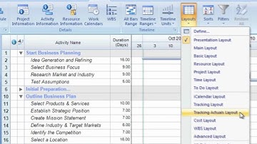 Tracking project progress - FastTrack Schedule 10 for Windows Tutorial