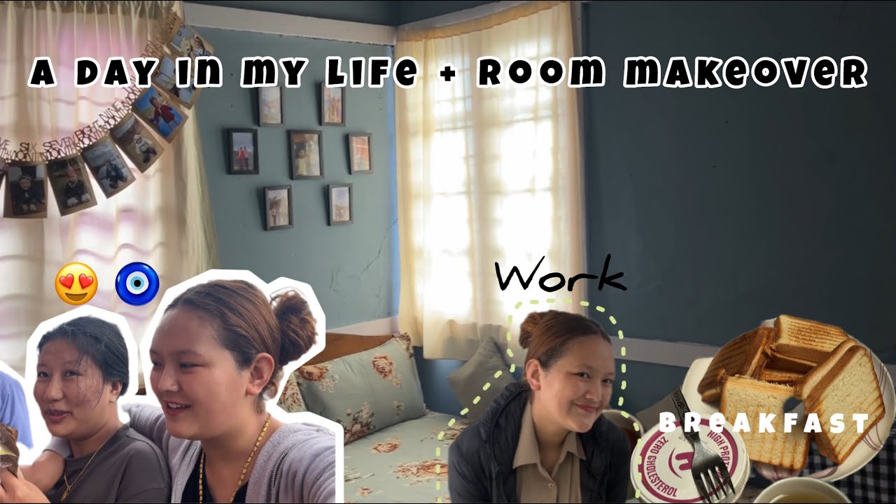 A day in my life+ Room makeover🏠🌻|| Working women👮|| Meeting my friend🥹🤍 #dayinmylifevlog #roomtour