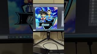 Unisyn Logo Speed Art Goku and OC Design Process